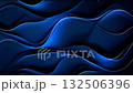 A blue abstract background with wavy lines 132506396