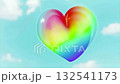 Rainbow heart 132541173