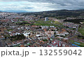 City of Tunja in Boyaca Colombia, Aerial view of the capital of Boyaca, Urban landscape of Tunja with colonial architecture 132559042