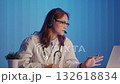 Emergency Medical Hotline. Female Doctor in Headset Providing Urgent Medical Consultation, Coordinating Ambulance Response and Ensuring Healthcare Support Through Telemedicine System. 132618834