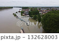 Po river flooding at Boretto, Italiy 132628003