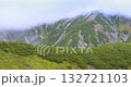 Cloud-covered forested mountain (Tateyama) 132721103