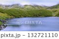 Alpine Lake (Mikurigaike) and Mountain Range 132721110