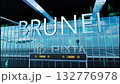 Airlane landing at Brunei. Arrival in the city with reflection of airport and aircraft 132776978