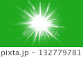 Bursting of a Star on Green Screen Background 132779781