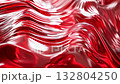紅色波浪狀金屬光澤表面 132804250