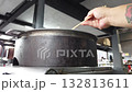 Thai Barbecue Grill Pan with Lard on Top 132813611