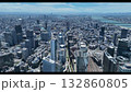 Drone aerial shot of Umeda, Osaka 132860805