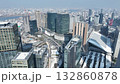 Drone aerial shot of Umeda, Osaka 132860878