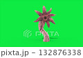 green screen sunflower tentacle monster attack front 3d animation 132876338