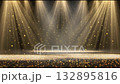ライトアップされたステージの動画 132895816