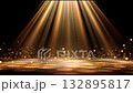 ライトアップされたステージの動画 132895817
