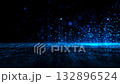 ブルーのデジタルな背景動画 132896524