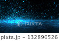 ブルーのデジタルな背景動画 132896526