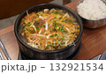 Korean traditional food. Spicy Beef and Vegetable Soup : yukgaejang 132921534