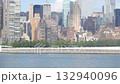 New York City waterfront skyline, Manhattan Midtown riverfront skyscrapers. Cityscape from Queens. 132940096