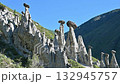 Famous stone mushrooms rock formations in Altai, Russia  132945757