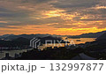 尾道　千光寺山山頂夕焼け夕焼け 132997877