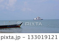 A Fishing Boat And A Fishing Boat In The Sea 133019121