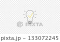 Light bulb animated icon. Video clip with alpha channel. 133072245