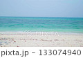 Ocean sandy beach and blue water, Waves hit the beautiful sandy beach of Ko Kham, Sattahip District, Chon Buri, Thailand 133074940