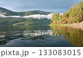 A delightful landscape of Lake Teletskoye in Altay, Russia 133083015