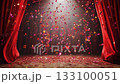 舞台（重厚なカーテンが開く） 133100051