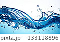 Water splash on white background 133118896