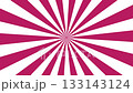 回転する白と臙脂の放射線 133143124