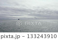 Iceland outdoors, infinity ocean landscape, view of the ship sailing of the open water, view of the huge water texture, nature background. 133243910