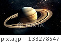 宇宙に浮かぶ土星のイメージ動画 133278547