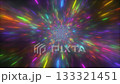 An abstract 3D space animation created by futuristic color diffusion 133321451
