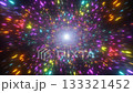 Futuristic color dispersion 3D abstract background animation 133321452