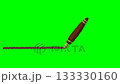 万年筆で左から右に線を引く(茶色インク) 133330160