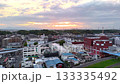 City evening view│Residential area and main road│Twilight│Sunset 133335492