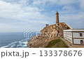 Stunning timelapse of lighthouse atop cliff in Costa da Morte Galicia 133378676