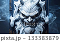 本の表紙の鬼の顔が溶けて流れる様子 133383879
