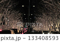 東京夜景：表參道燈光璀璨的街道樹木 | 表參道，原宿，東京 133408593