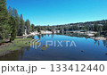 Aerial video of Lake Utica, California, USA  133412440