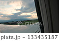Turin, Italy, August 1, 2025. Engaging footage of takeoff at the airport, from the perspective of a passenger sitting next to the window. Travel lifestyle. 133435187