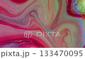 Acrylic swirl mix. Paint background. Blur red purple orange color flow particles chemical neon rainbow glitter texture floating on creative abstraction. 133470095