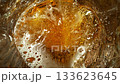 Super Slow Motion Detail Shot of Pouring Beer Inside Glass with Camera Motion at 1000fps. Super Slow Motion Detail Shot of Pouring Beer Inside Glass with Camera Motion at 1000fps. 133623645