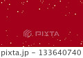 A loopable background video with gold glitter sparkling on a red background 133640740