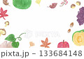 Watercolor autumn motif loop animation (4k video) 133684148