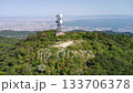 兵庫県神戸市六甲山 快晴の山頂より空撮 六甲山地と神戸市の街と海 兵庫県神戸市六甲山 快晴の山頂より空撮 六甲山地と神戸市の街と海 133706378