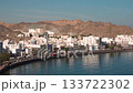 View of Mutrah Corniche with seaside promenade 133722302