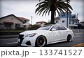 セダン　道路走行 133741527