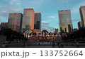 Tokyo, Japan: Tokyo Station and skyscrapers, business district scenery (long-time time-lapse photography from day to night) 133752664