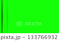 ギザギザの黒と緑のトランジションアニメーション。4パターン。クロマキー。 133766932