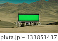 Green Screen Billboard in a Vast Landscape 133853437